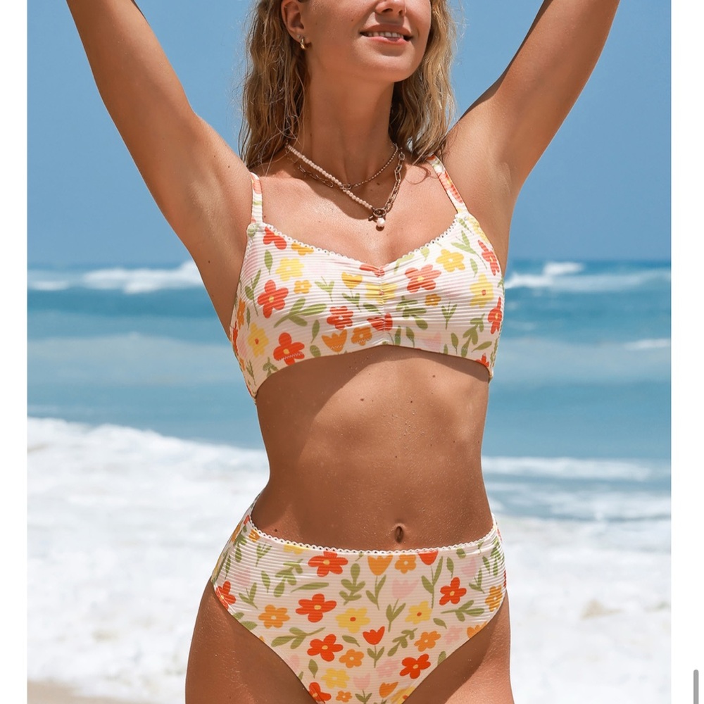 Cupshe Floral Bikini Set | NWT Size M